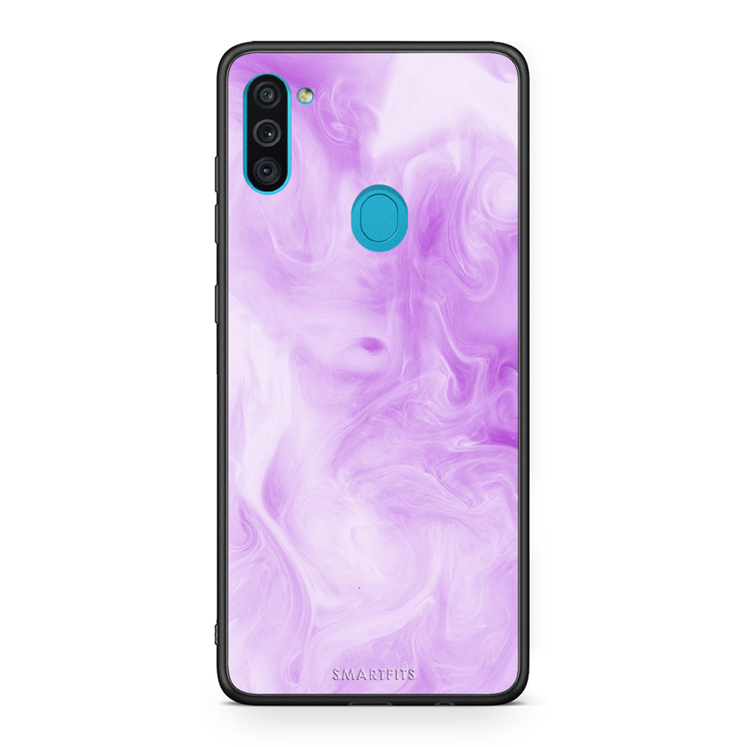 99 - Samsung A11/M11 Watercolor Lavender case, cover, bumper