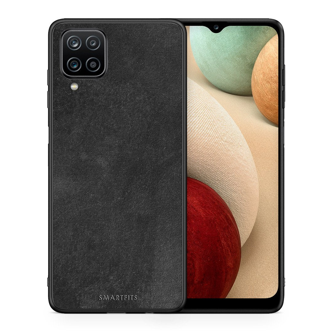 Θήκη Samsung A12 Black Slate Color από τη Smartfits με σχέδιο στο πίσω μέρος και μαύρο περίβλημα | Samsung A12 Black Slate Color case with colorful back and black bezels