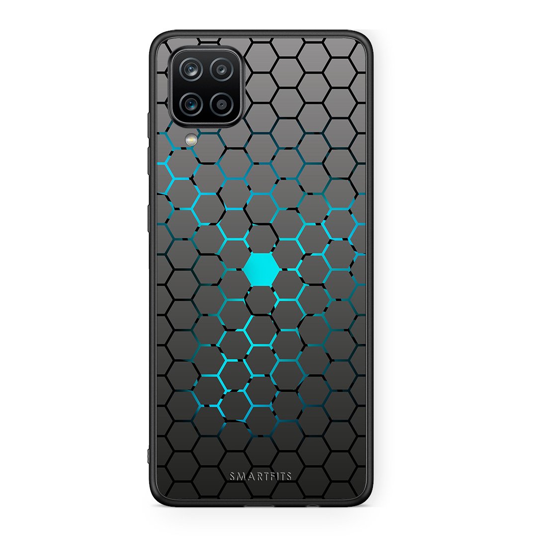 40 - Samsung A12 Hexagonal Geometric case, cover, bumper