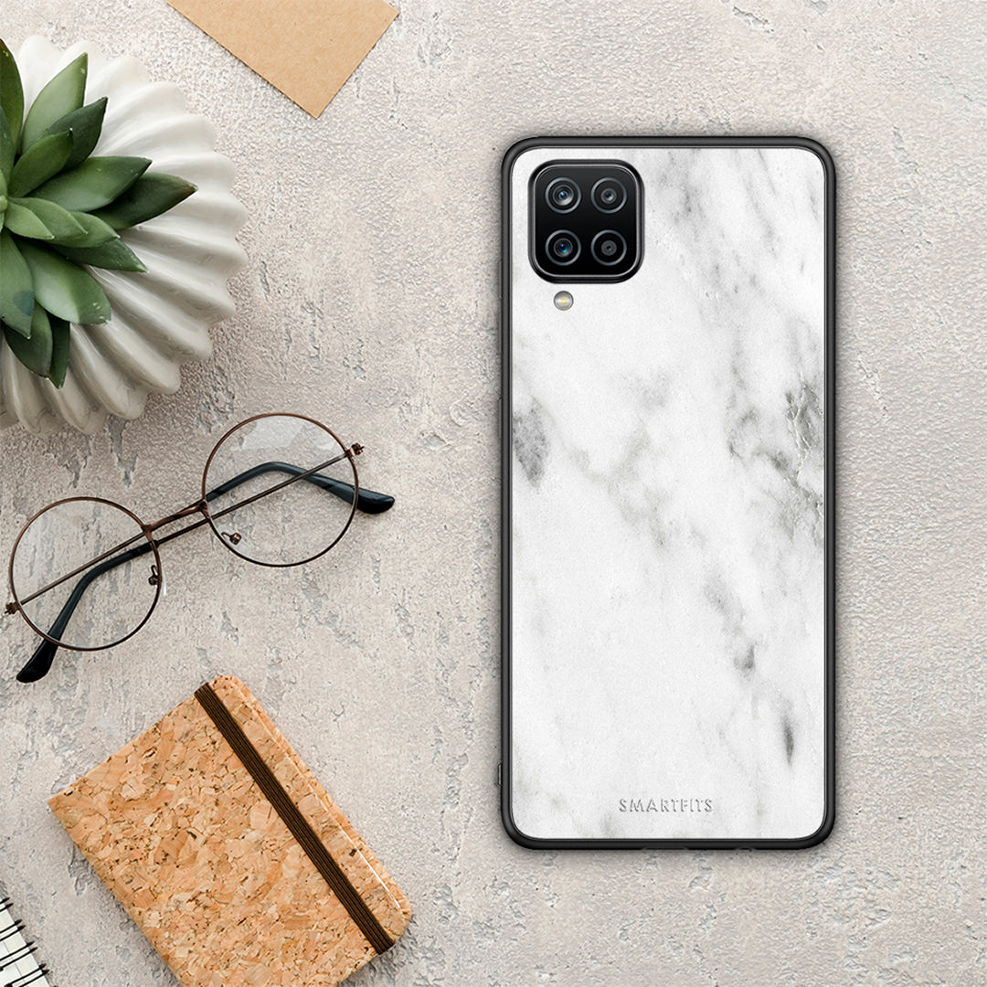 Marble White - Samsung Galaxy A12 θήκη