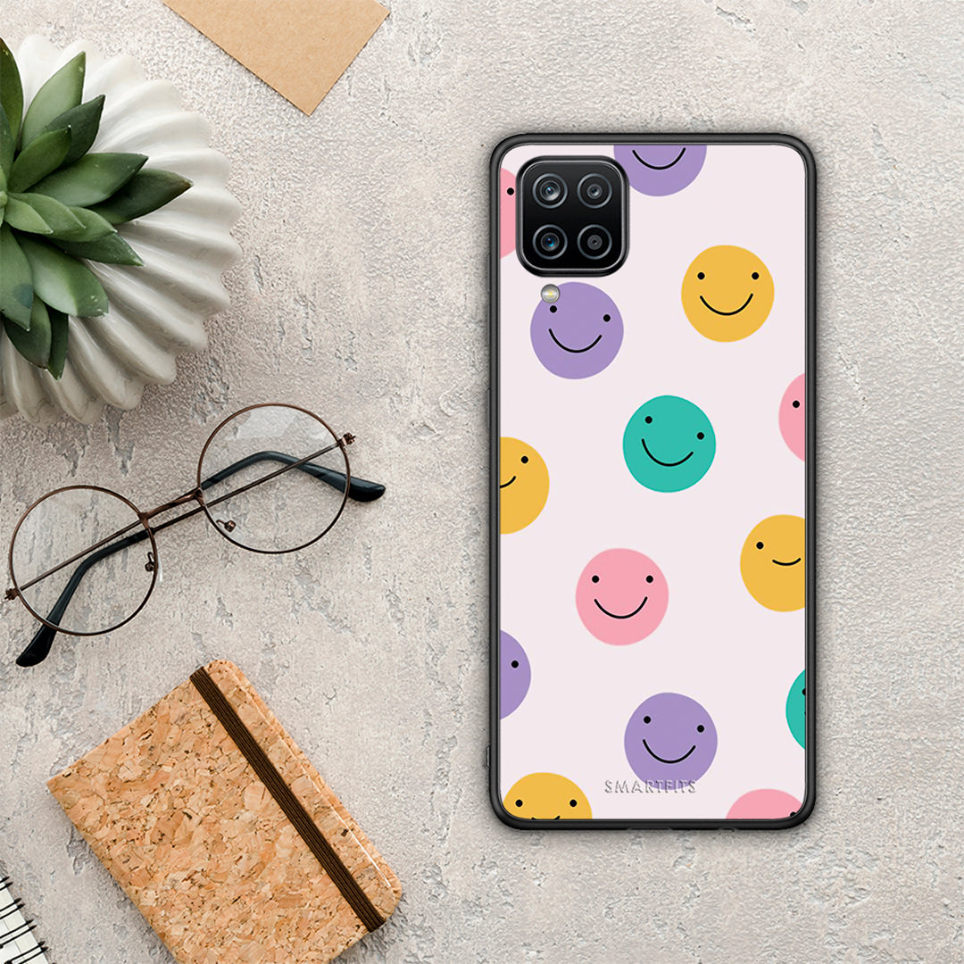 Smiley Faces - Samsung Galaxy A12 θήκη
