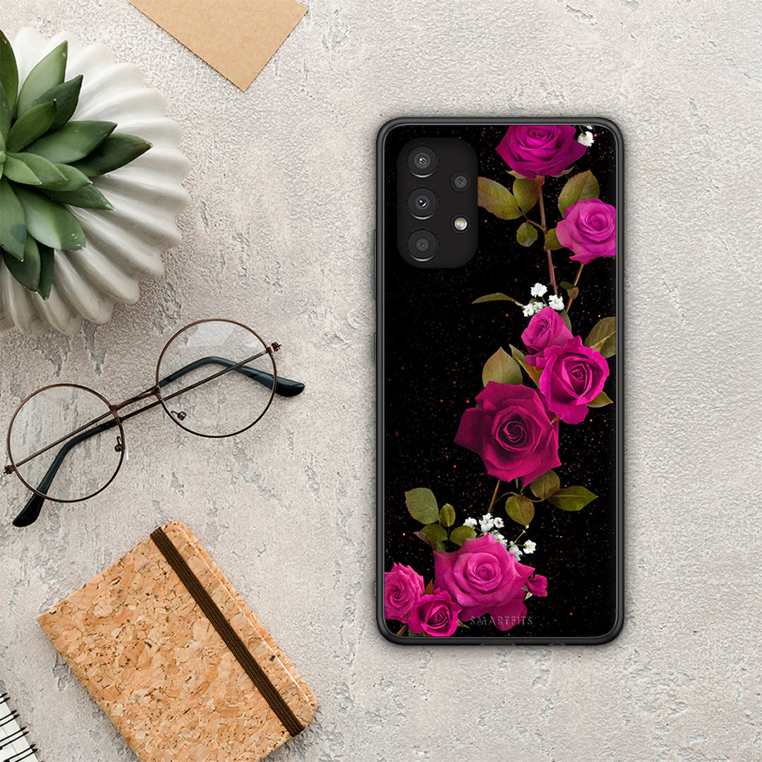 Flower Red Roses - Samsung Galaxy A13 4G θήκη