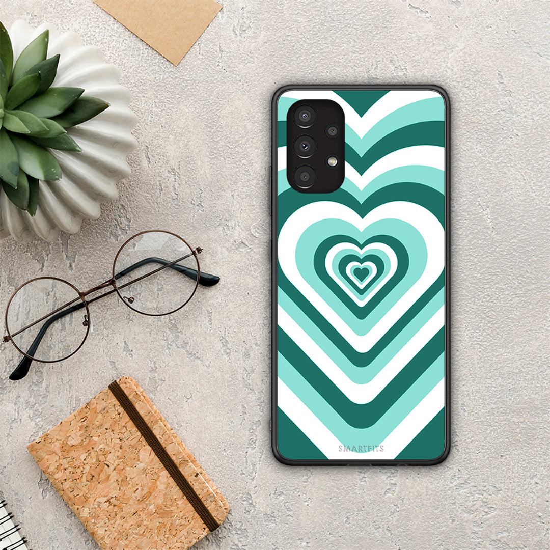 Green Hearts - Samsung Galaxy A13 4G θήκη