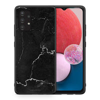 Thumbnail for Θήκη Samsung A13 4G Marble Black από τη Smartfits με σχέδιο στο πίσω μέρος και μαύρο περίβλημα | Samsung A13 4G Marble Black case with colorful back and black bezels