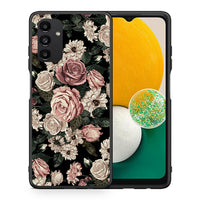 Thumbnail for Θήκη Samsung A13 5G Wild Roses Flower από τη Smartfits με σχέδιο στο πίσω μέρος και μαύρο περίβλημα | Samsung A13 5G Wild Roses Flower case with colorful back and black bezels