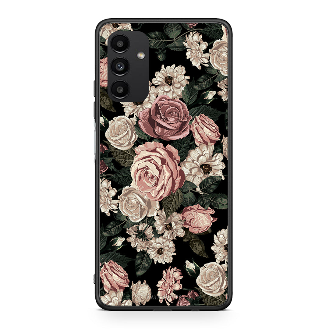 4 - Samsung A04s Wild Roses Flower case, cover, bumper