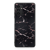 Thumbnail for 4 - Samsung A13 5G Black Rosegold Marble case, cover, bumper