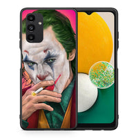 Thumbnail for Θήκη Samsung A13 5G JokesOnU PopArt από τη Smartfits με σχέδιο στο πίσω μέρος και μαύρο περίβλημα | Samsung A13 5G JokesOnU PopArt case with colorful back and black bezels
