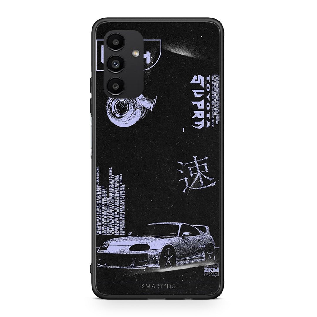 Samsung A13 5G Tokyo Drift Θήκη Αγίου Βαλεντίνου από τη Smartfits με σχέδιο στο πίσω μέρος και μαύρο περίβλημα | Smartphone case with colorful back and black bezels by Smartfits