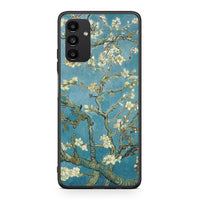 Thumbnail for Samsung A13 5G White Blossoms θήκη από τη Smartfits με σχέδιο στο πίσω μέρος και μαύρο περίβλημα | Smartphone case with colorful back and black bezels by Smartfits