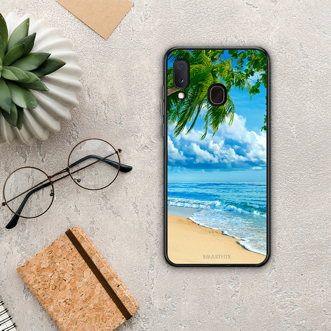 Beautiful Beach - Samsung Galaxy M20 θήκη