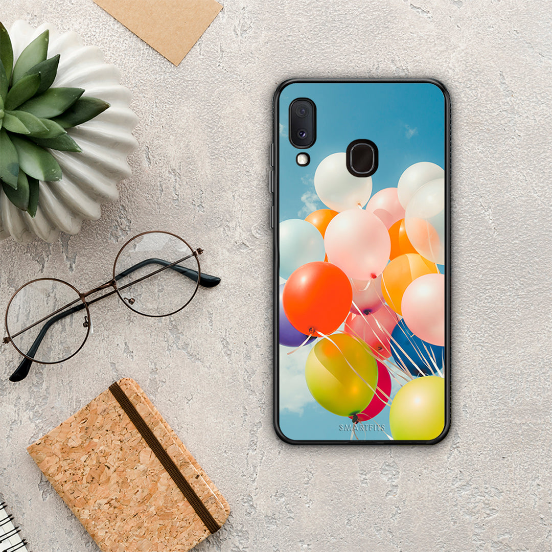 Colorful Balloons - Samsung Galaxy A20e θήκη