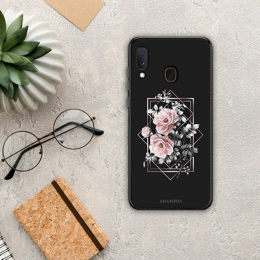 Flower Frame - Samsung Galaxy A20e θήκη