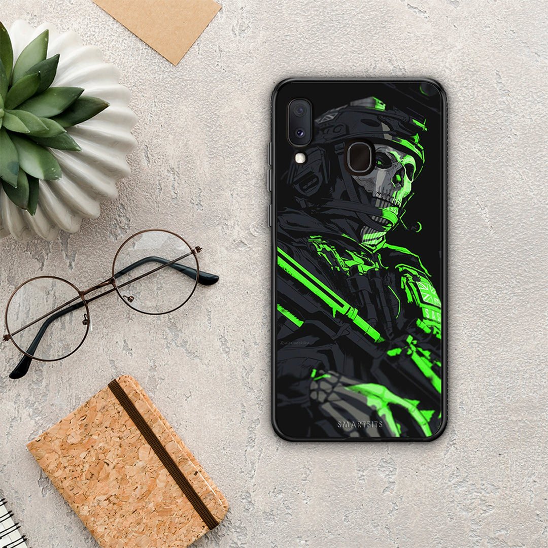 Green Soldier - Samsung Galaxy A30 θήκη
