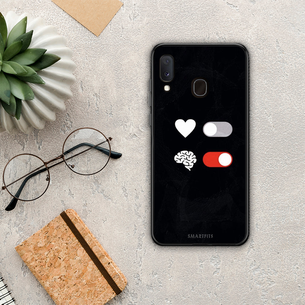 Heart Vs Brain - Samsung Galaxy A30 θήκη