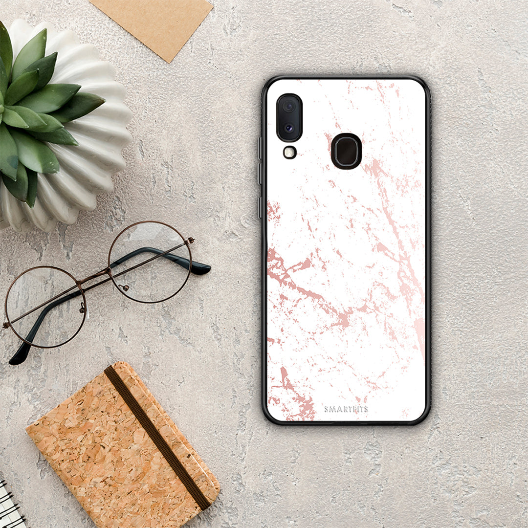 Marble Pink Splash - Samsung Galaxy A30 θήκη