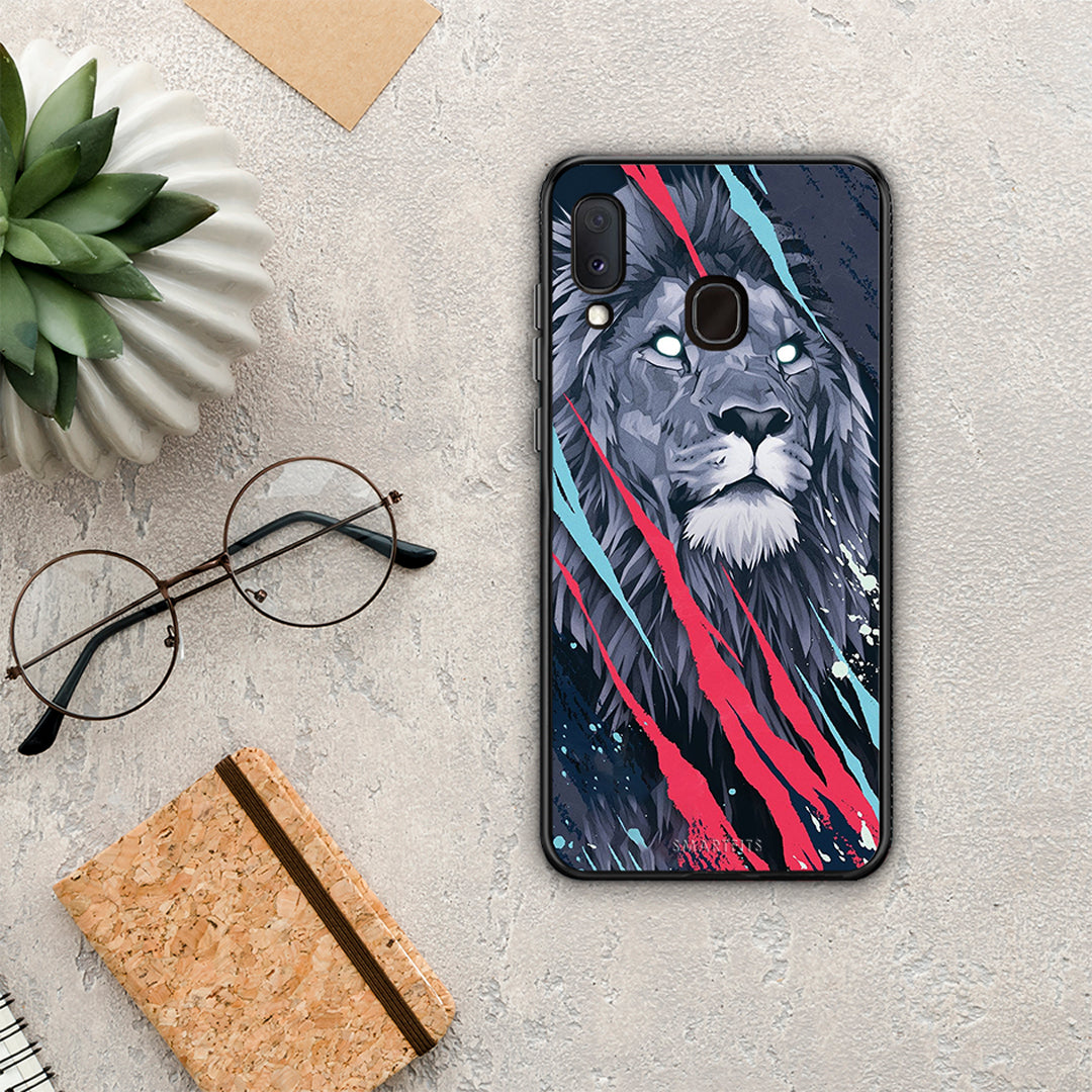 PopArt Lion Designer - Samsung Galaxy A20e θήκη