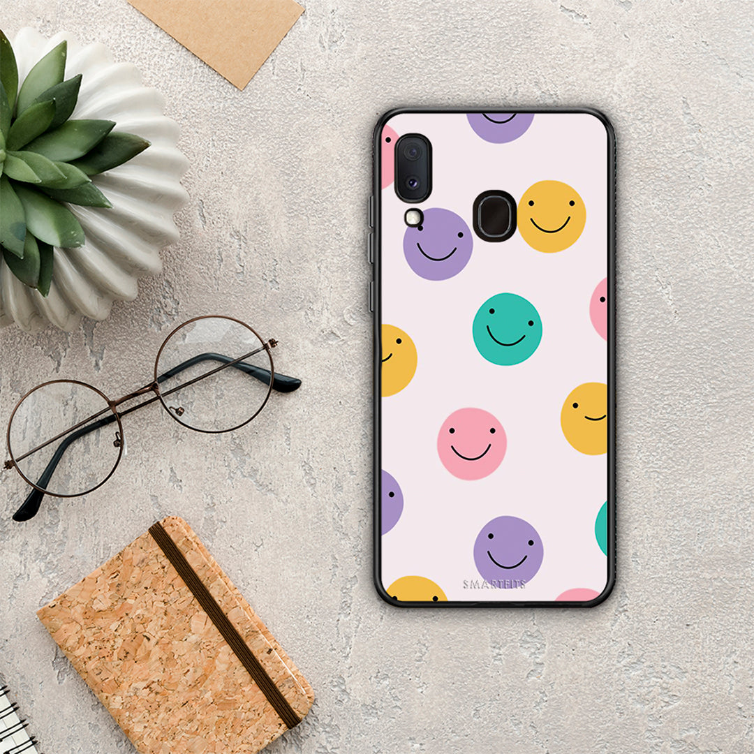 Smiley Faces - Samsung Galaxy M20 θήκη