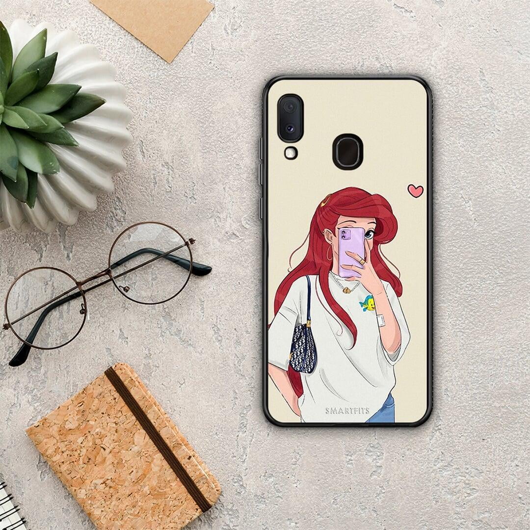 Walking Mermaid - Samsung Galaxy M20 θήκη