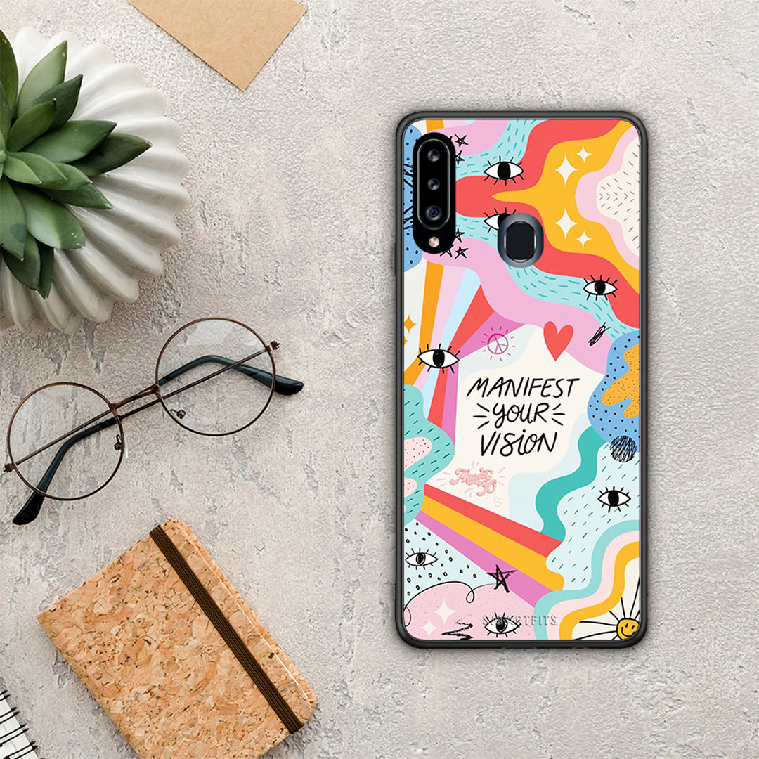 Manifest Your Vision - Samsung Galaxy A20s θήκη