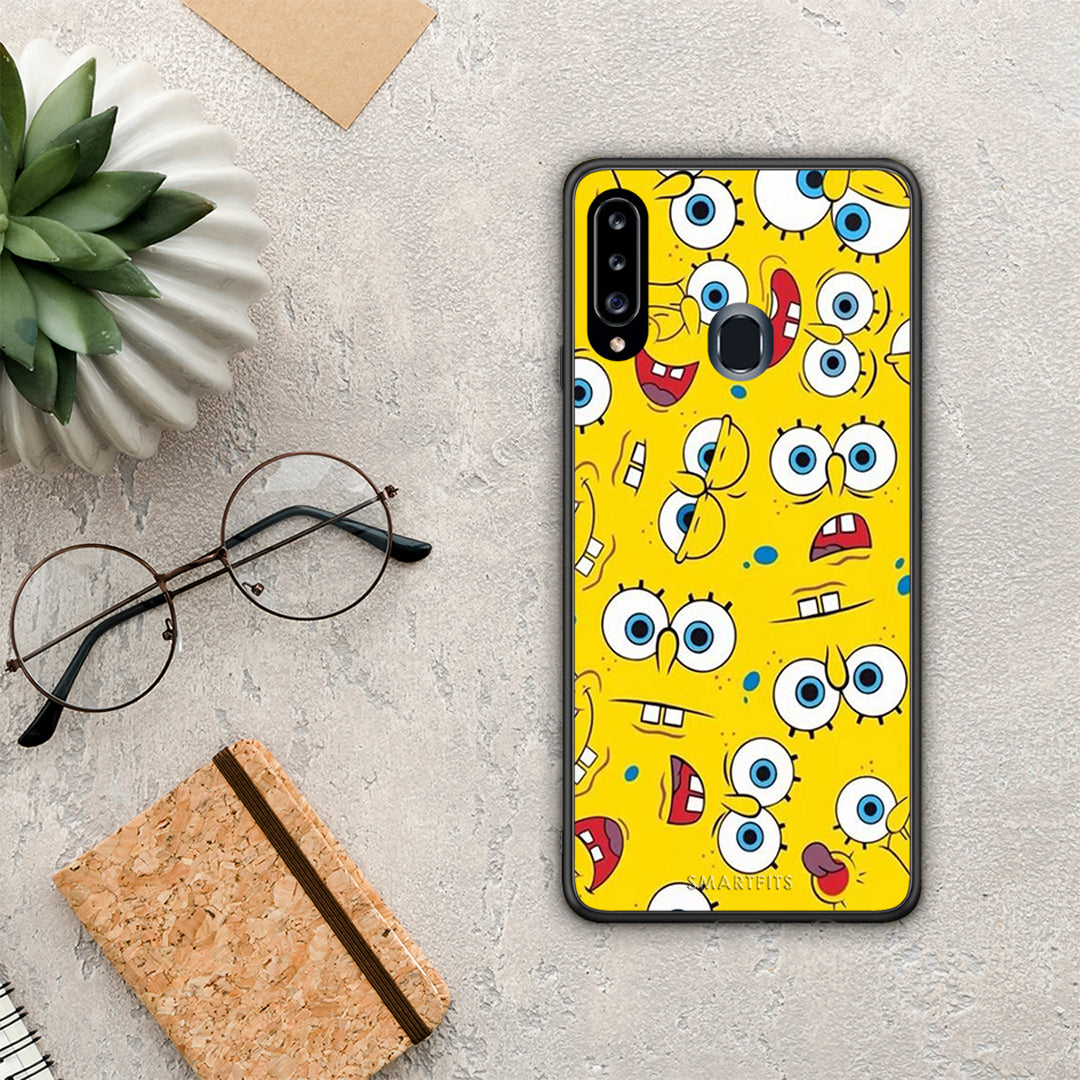 PopArt Sponge - Samsung Galaxy A20s θήκη