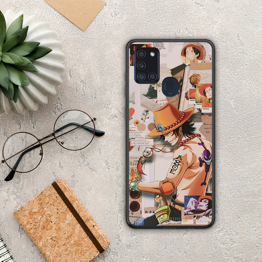 Anime Collage - Samsung Galaxy A21s θήκη