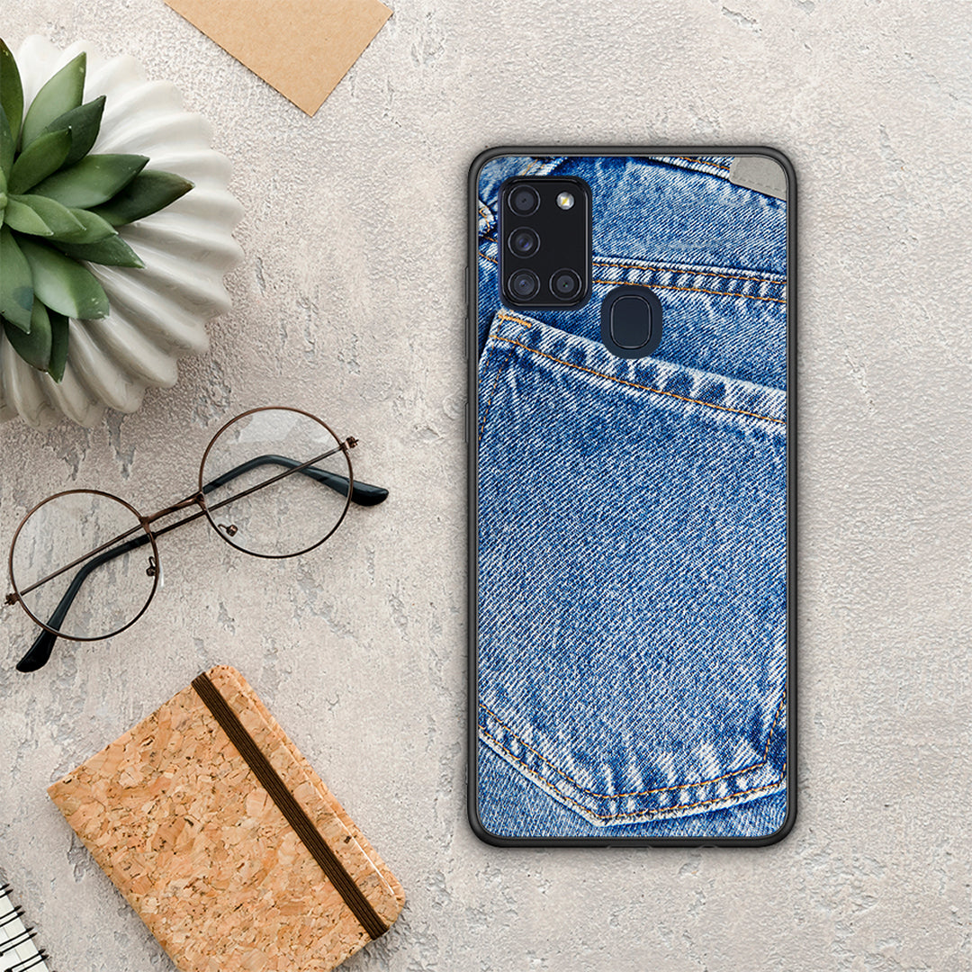 Jeans Pocket - Samsung Galaxy A21s θήκη