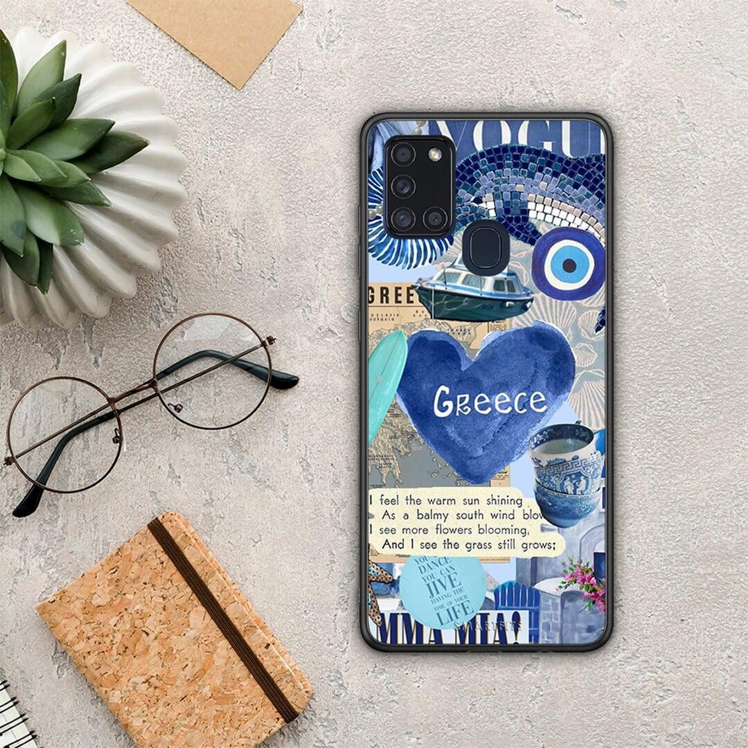 Summer In Greece - Samsung Galaxy A21s θήκη