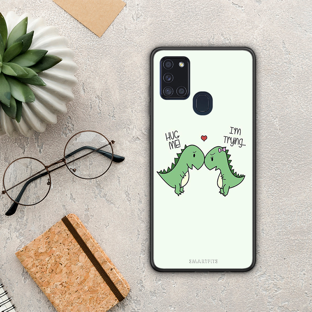 Valentine Rex - Samsung Galaxy A21s θήκη