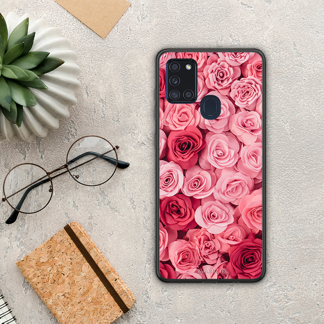 Valentine RoseGarden - Samsung Galaxy A21s θήκη