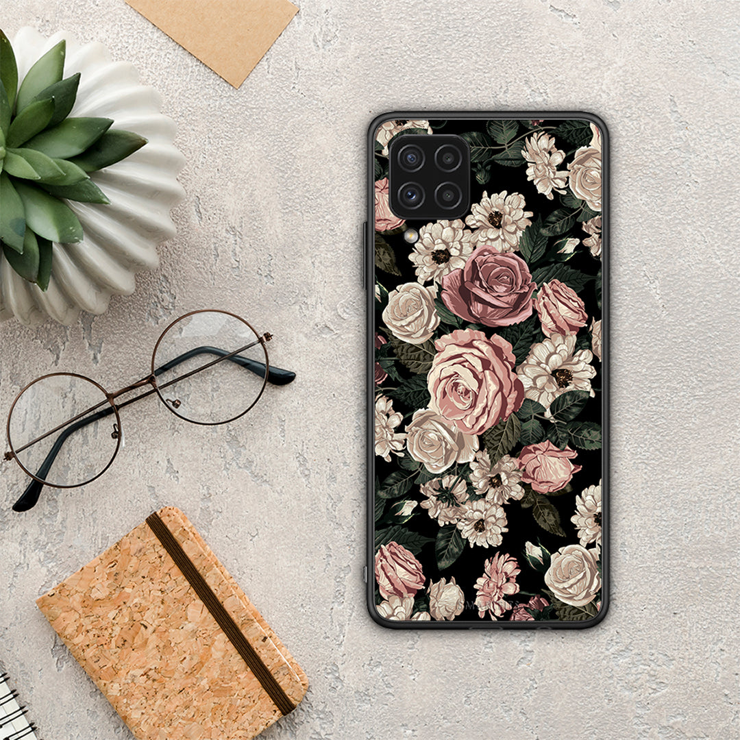 Flower Wild Roses - Samsung Galaxy A22 4G θήκη