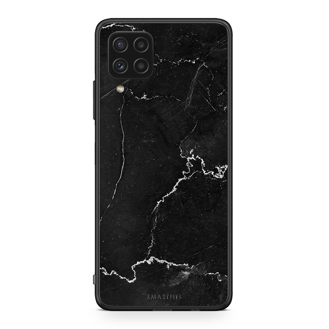 Samsung A22 4G Marble Black θήκη από τη Smartfits με σχέδιο στο πίσω μέρος και μαύρο περίβλημα | Smartphone case with colorful back and black bezels by Smartfits