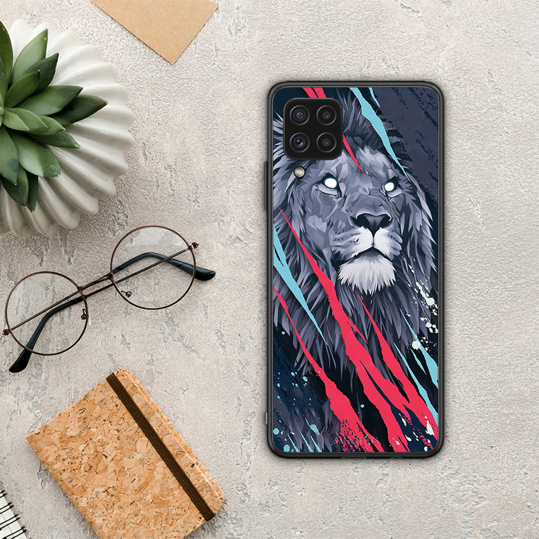 PopArt Lion Designer - Samsung Galaxy A22 4G θήκη