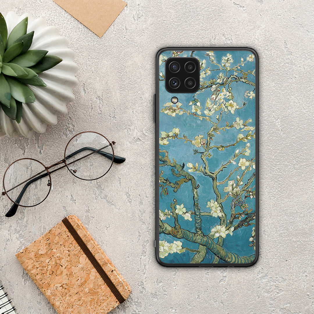 White Blossoms - Samsung Galaxy A22 4G θήκη