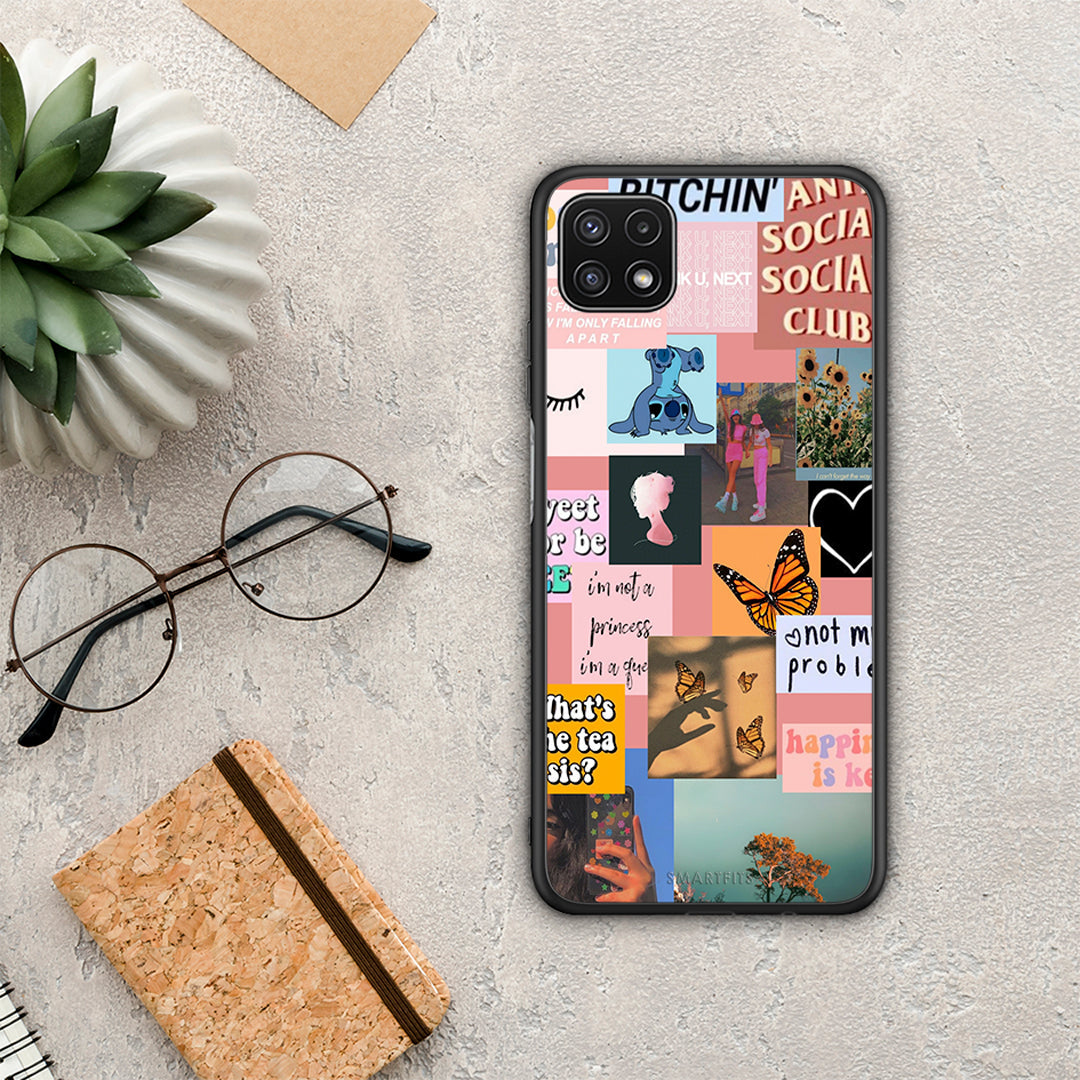 Collage Bitchin - Samsung Galaxy A22 5G θήκη
