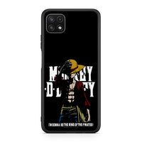 Thumbnail for Samsung A22 5G Pirate King θήκη από τη Smartfits με σχέδιο στο πίσω μέρος και μαύρο περίβλημα | Smartphone case with colorful back and black bezels by Smartfits