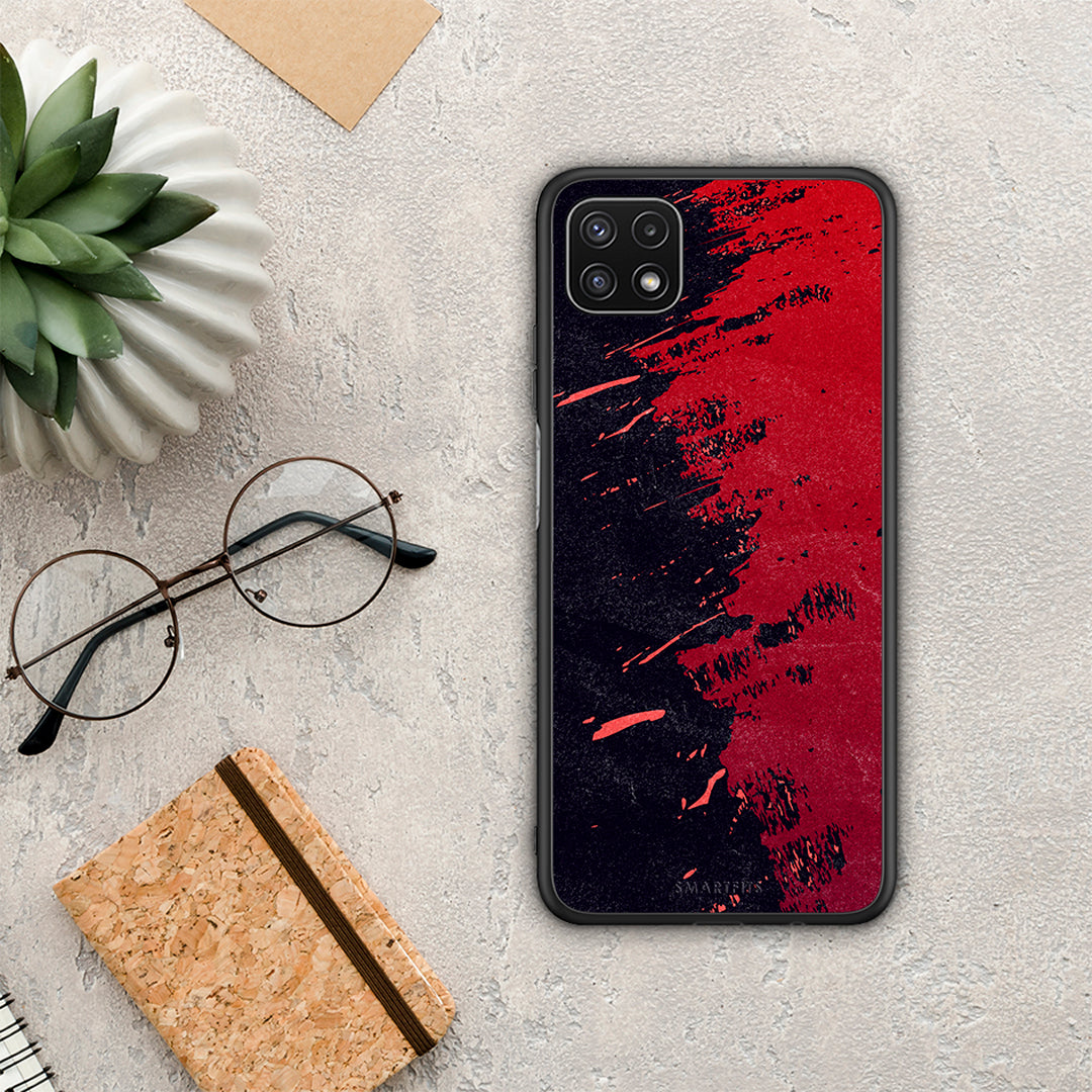 Red Paint - Samsung Galaxy A22 5G θήκη