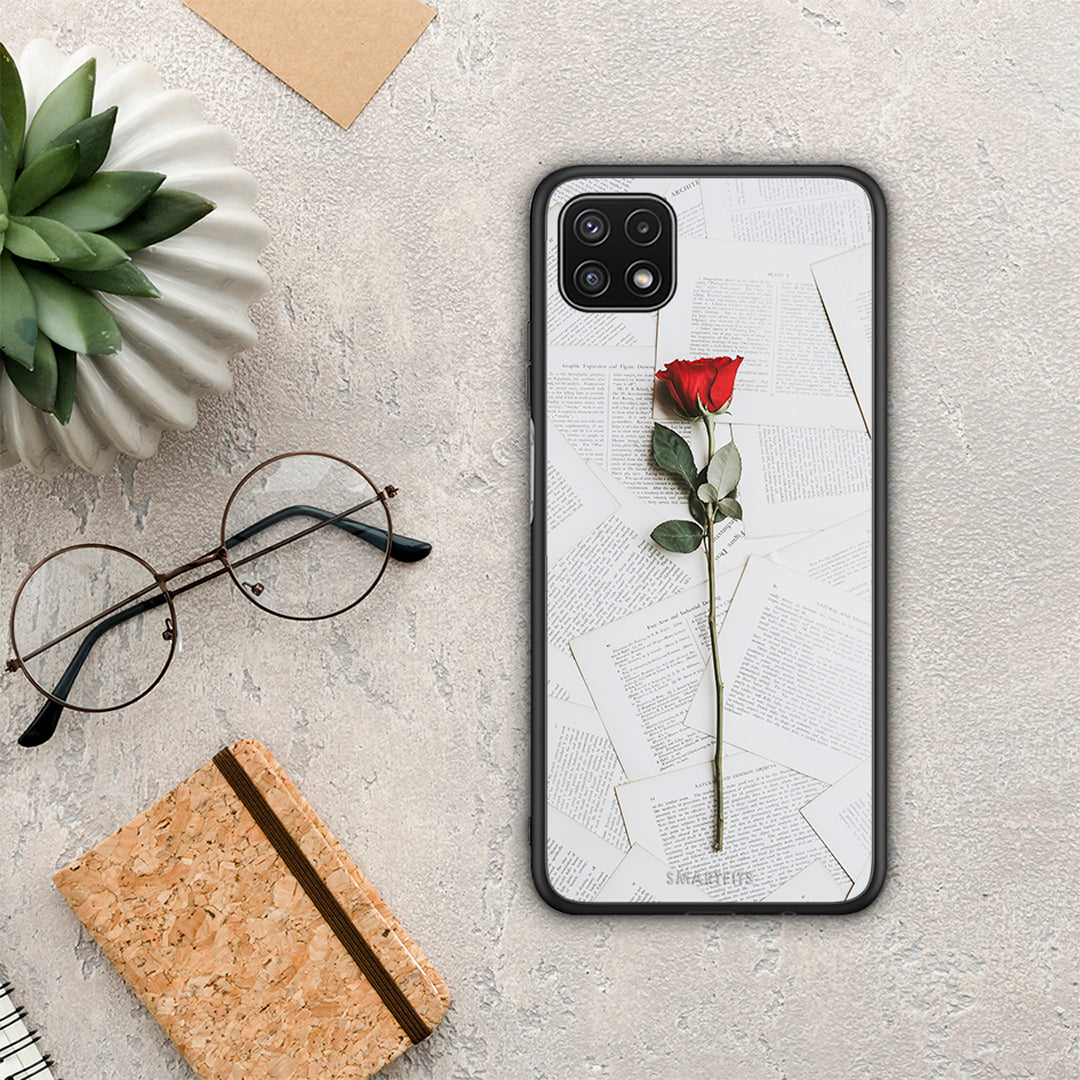 Red Rose - Samsung Galaxy A22 5G θήκη