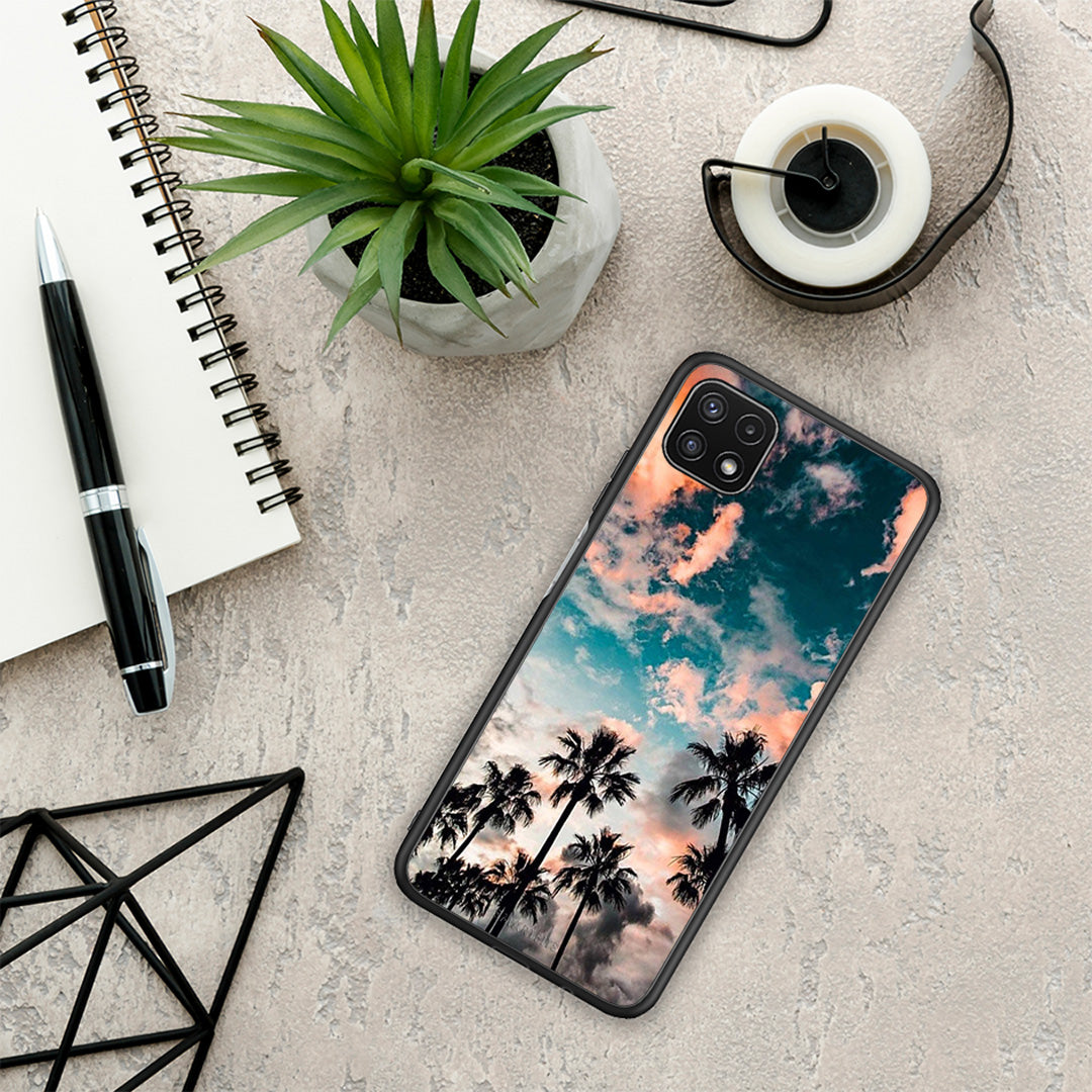 Summer Sky - Samsung Galaxy A22 5G θήκη