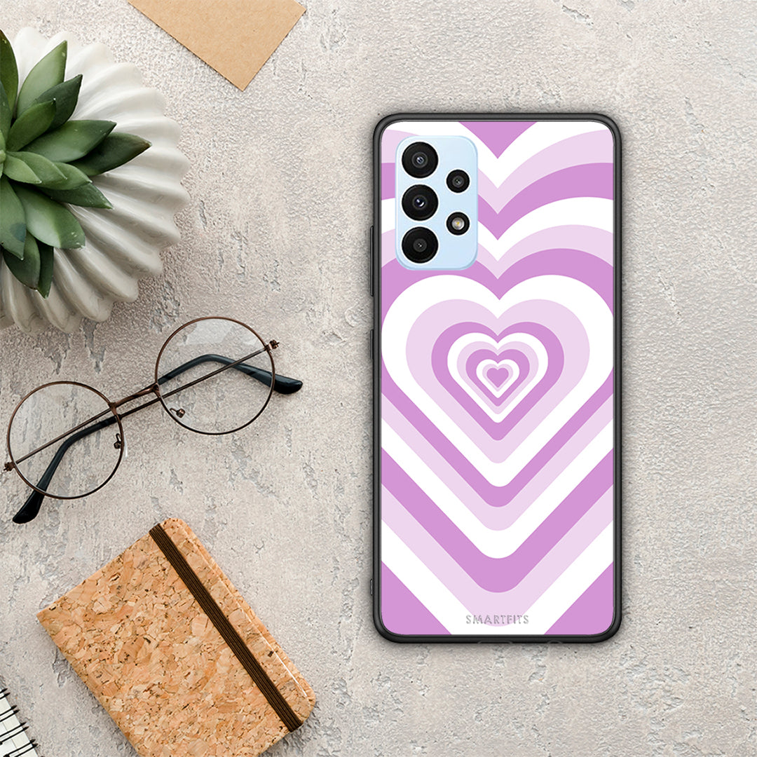Lilac Hearts - Samsung Galaxy A23 θήκη