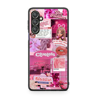 Thumbnail for Θήκη Samsung Galaxy A24 4G Pink Love από τη Smartfits με σχέδιο στο πίσω μέρος και μαύρο περίβλημα | Samsung Galaxy A24 4G Pink Love Case with Colorful Back and Black Bezels