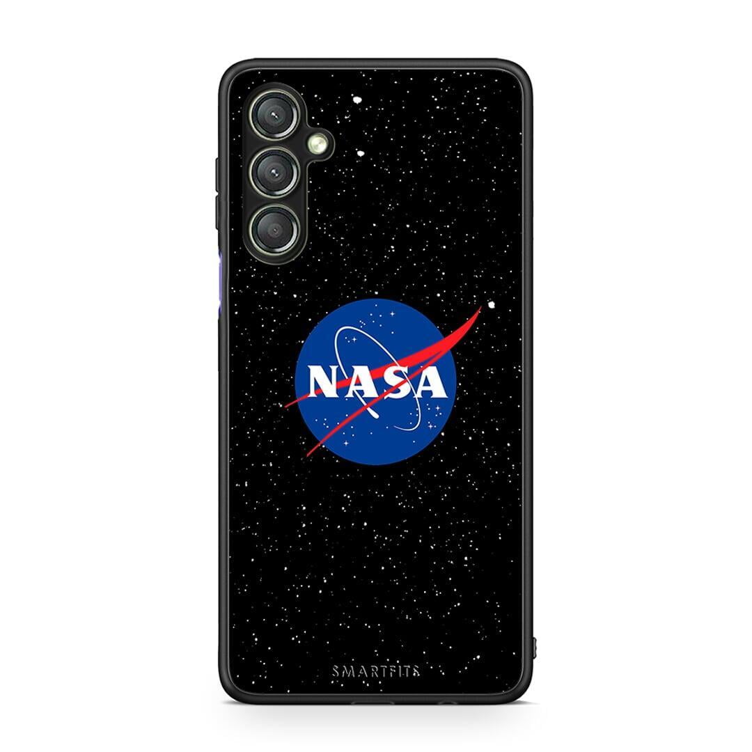 Θήκη Samsung Galaxy A24 4G PopArt NASA από τη Smartfits με σχέδιο στο πίσω μέρος και μαύρο περίβλημα | Samsung Galaxy A24 4G PopArt NASA Case with Colorful Back and Black Bezels