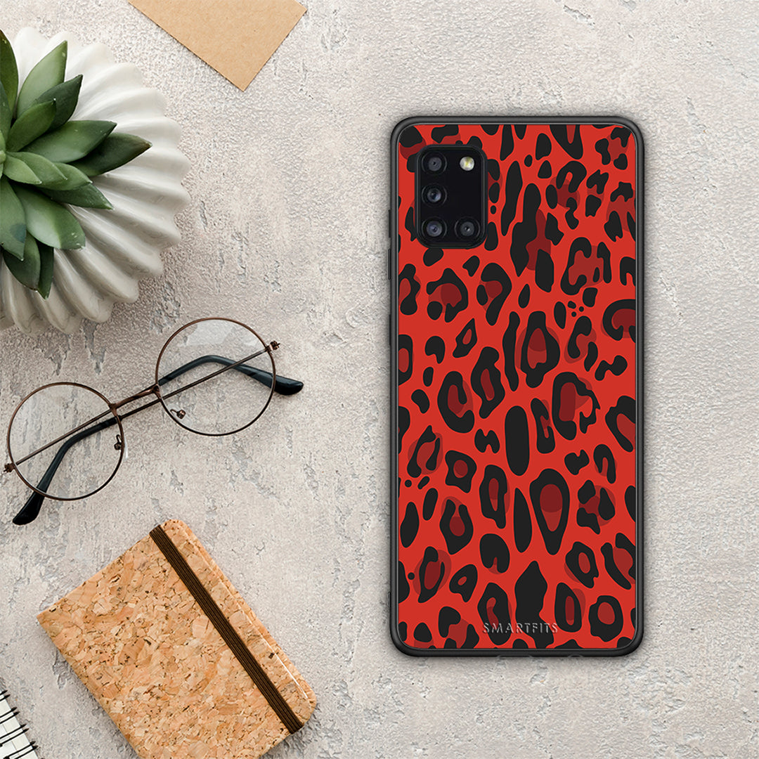 Animal Red Leopard - Samsung Galaxy A31 θήκη