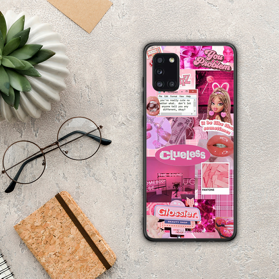 Pink Love - Samsung Galaxy A31 θήκη