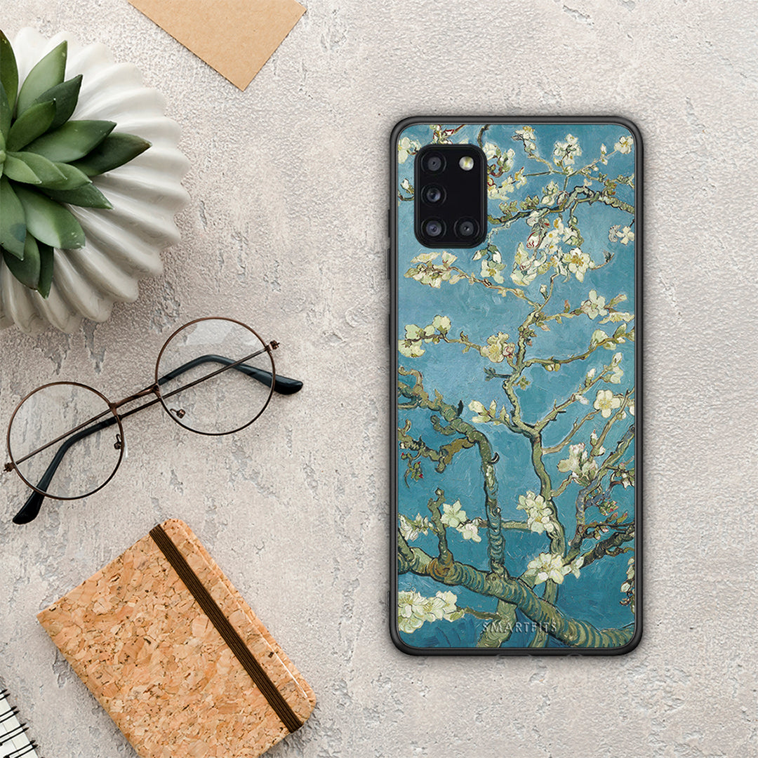 White Blossoms - Samsung Galaxy A31 θήκη