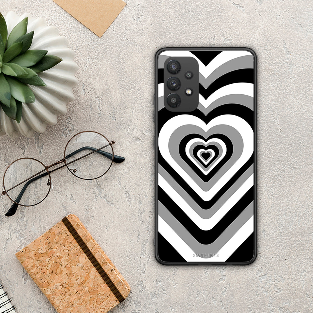 Black Hearts - Samsung Galaxy A32 4G θήκη