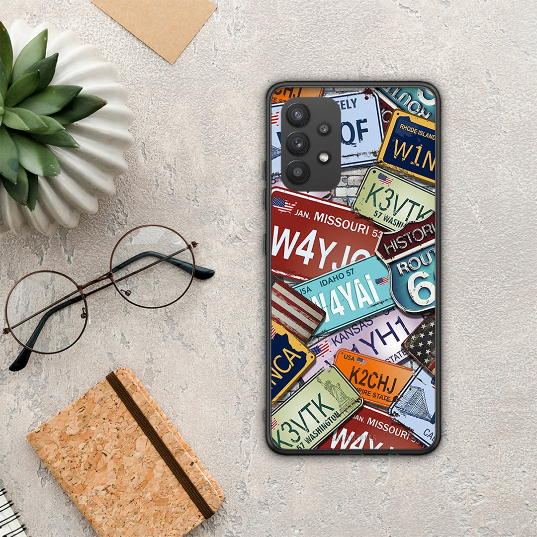 Car Plates - Samsung Galaxy A32 4G θήκη