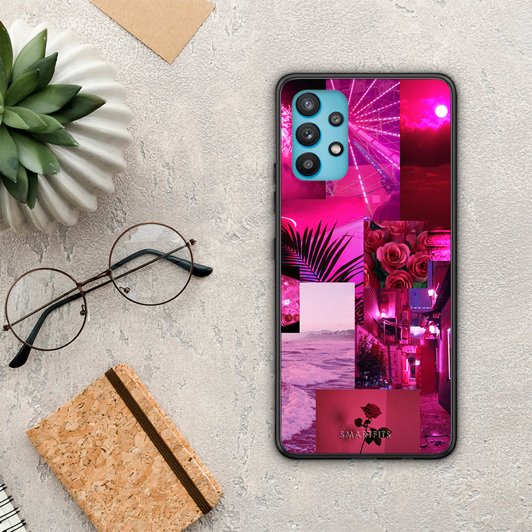 Collage Red Roses - Samsung Galaxy A32 5G θήκη