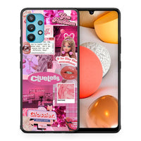 Thumbnail for Θήκη Αγίου Βαλεντίνου Samsung Galaxy A32 5G Pink Love από τη Smartfits με σχέδιο στο πίσω μέρος και μαύρο περίβλημα | Samsung Galaxy A32 5G Pink Love case with colorful back and black bezels