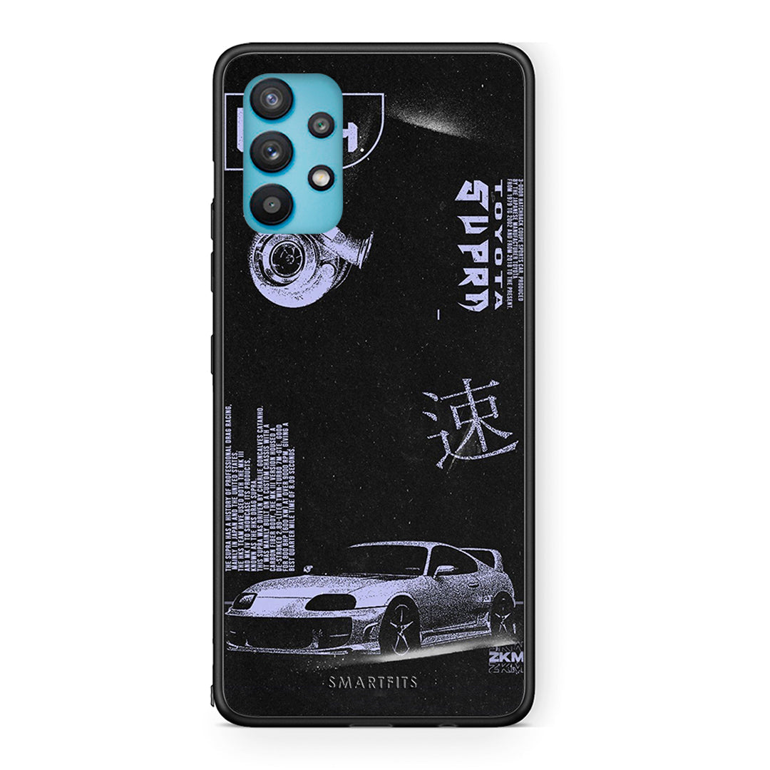 Samsung Galaxy A32 5G Tokyo Drift Θήκη Αγίου Βαλεντίνου από τη Smartfits με σχέδιο στο πίσω μέρος και μαύρο περίβλημα | Smartphone case with colorful back and black bezels by Smartfits